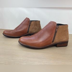 NAOT Helm Bootie in Brown Leather Size 9